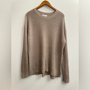 NWOT Old Navy Drop Shoulder Tan Sweater, Large